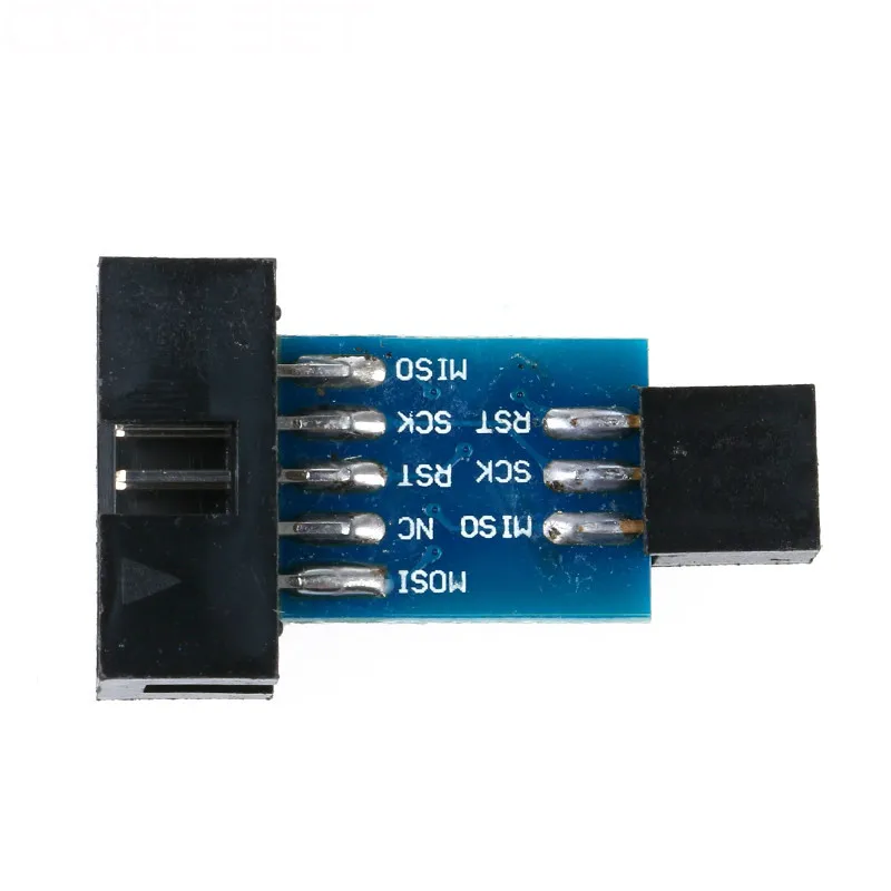 2 шт. 10 Pin в 6 разъем адаптера для Arduino ISP конвертер интерфейса AVR AVRISP USBASP STK500