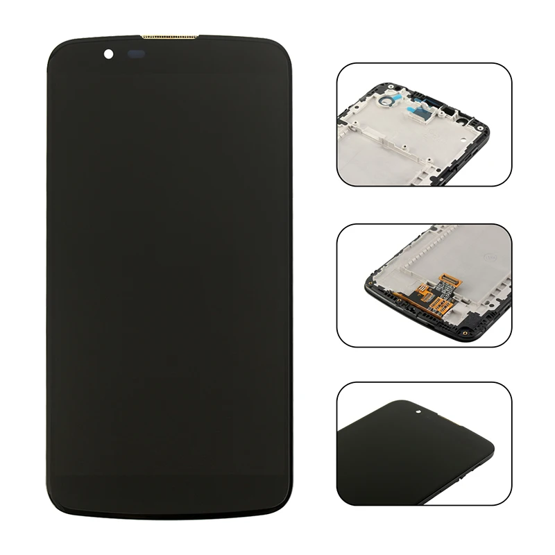 Alesserr For LG K10 2016 LCD K420N K430DS K430DSF K430DSY Display And Touch Screen With Frame +Tools Replacement | Мобильные