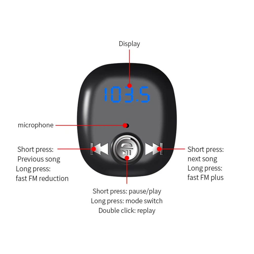 1PC Car Mounted Player Easy To Use Multi Function USB Connect Audio For Radio Palyer Support 32G TF Card | Автомобили и мотоциклы
