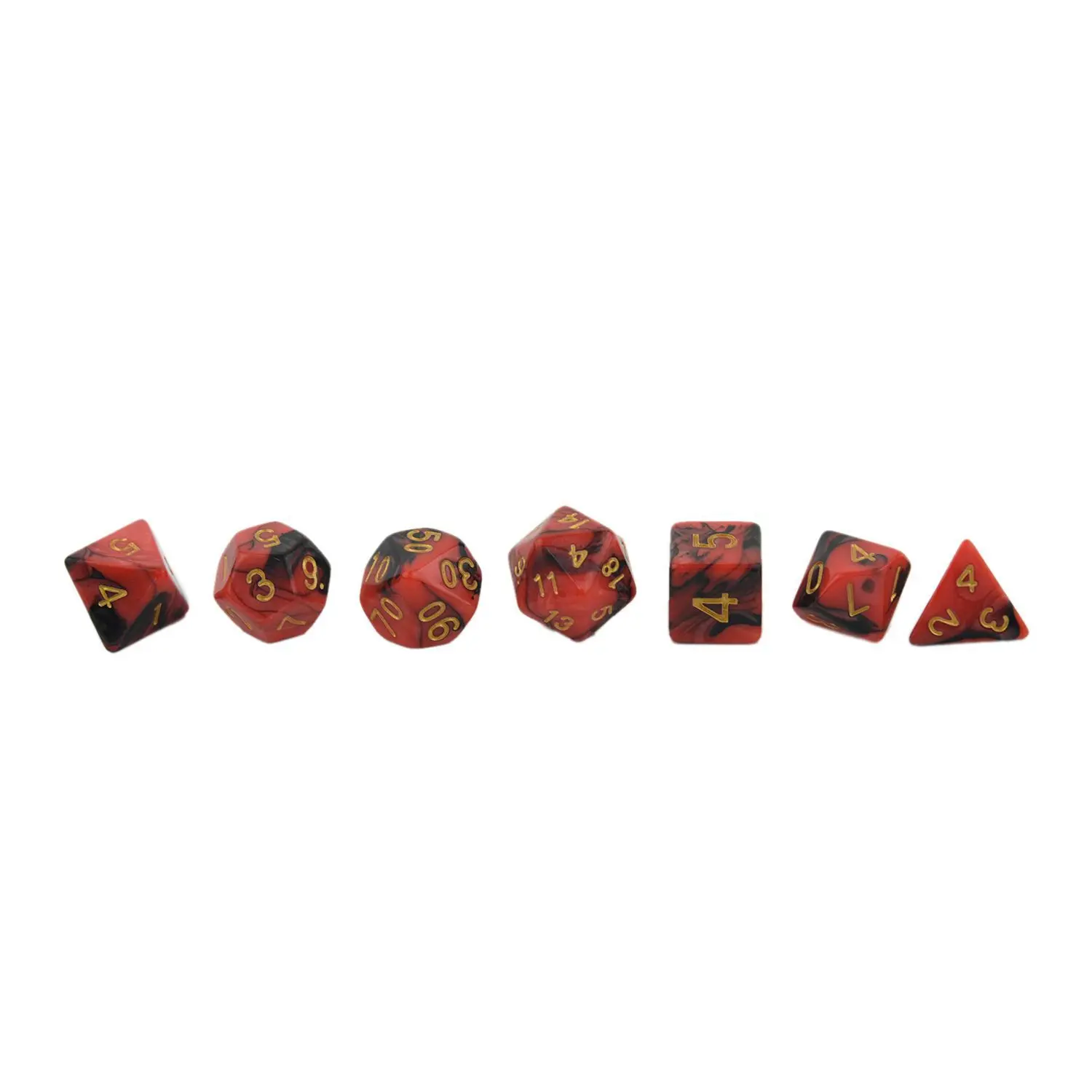 Жемчужные многогранные кости набор 7 D4 D6 D8 D10 D12 D20 для подземелий D & TRPG|Кубики| |