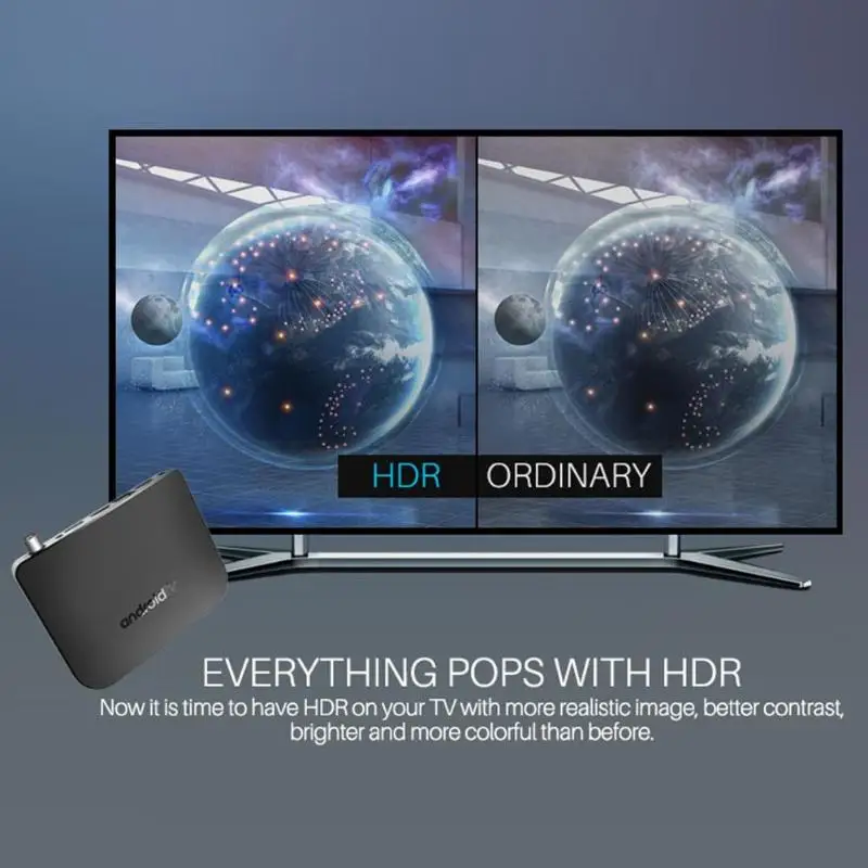 M8S плюс DVB Smart ТВ коробка Android 7 1 S905D Quad-Croe 1G + 8G 4 K компьютерной приставки к
