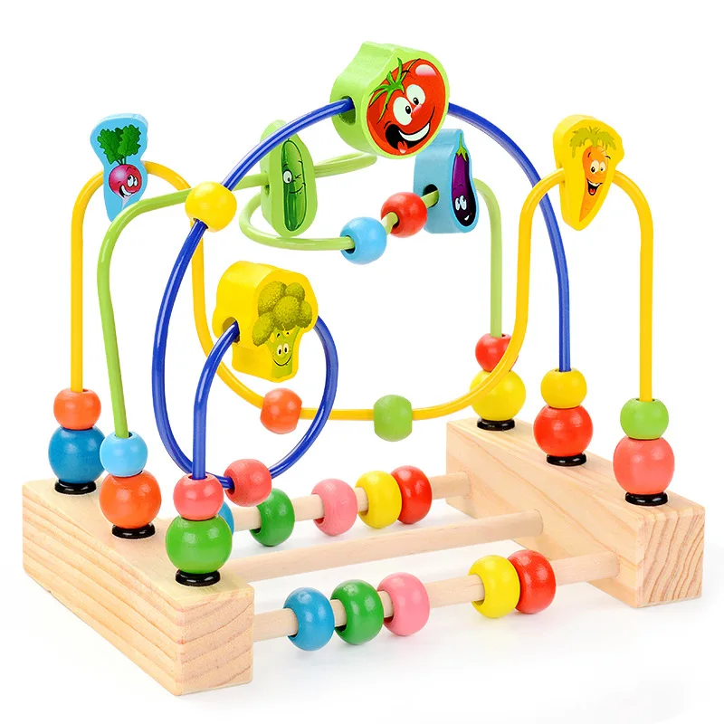 

Children Baby Puzzle Vegetables rao zhu Building Blocks Quality Toys 18 a Month Baby 1-2-3-6 Years Old toys for children