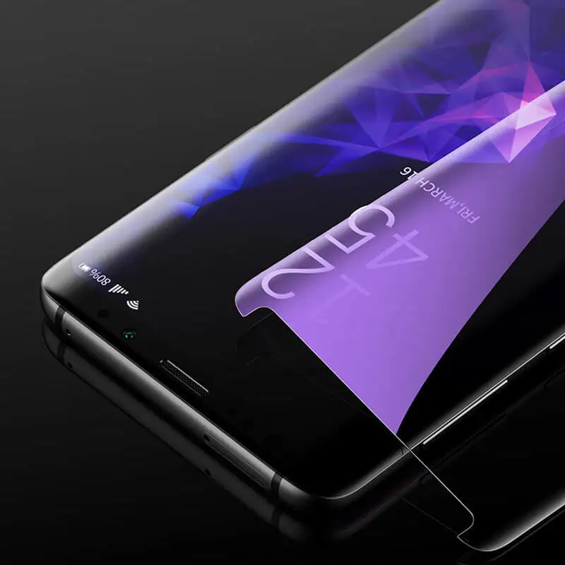 2 шт. анти синий УФ Экран протектор для samsung Galaxy S10 плюс S10E S8 S9 жидкость экрана