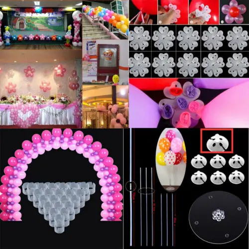 50 шаров цветок Зажимы Галстуки арка для украшения части аксессуары