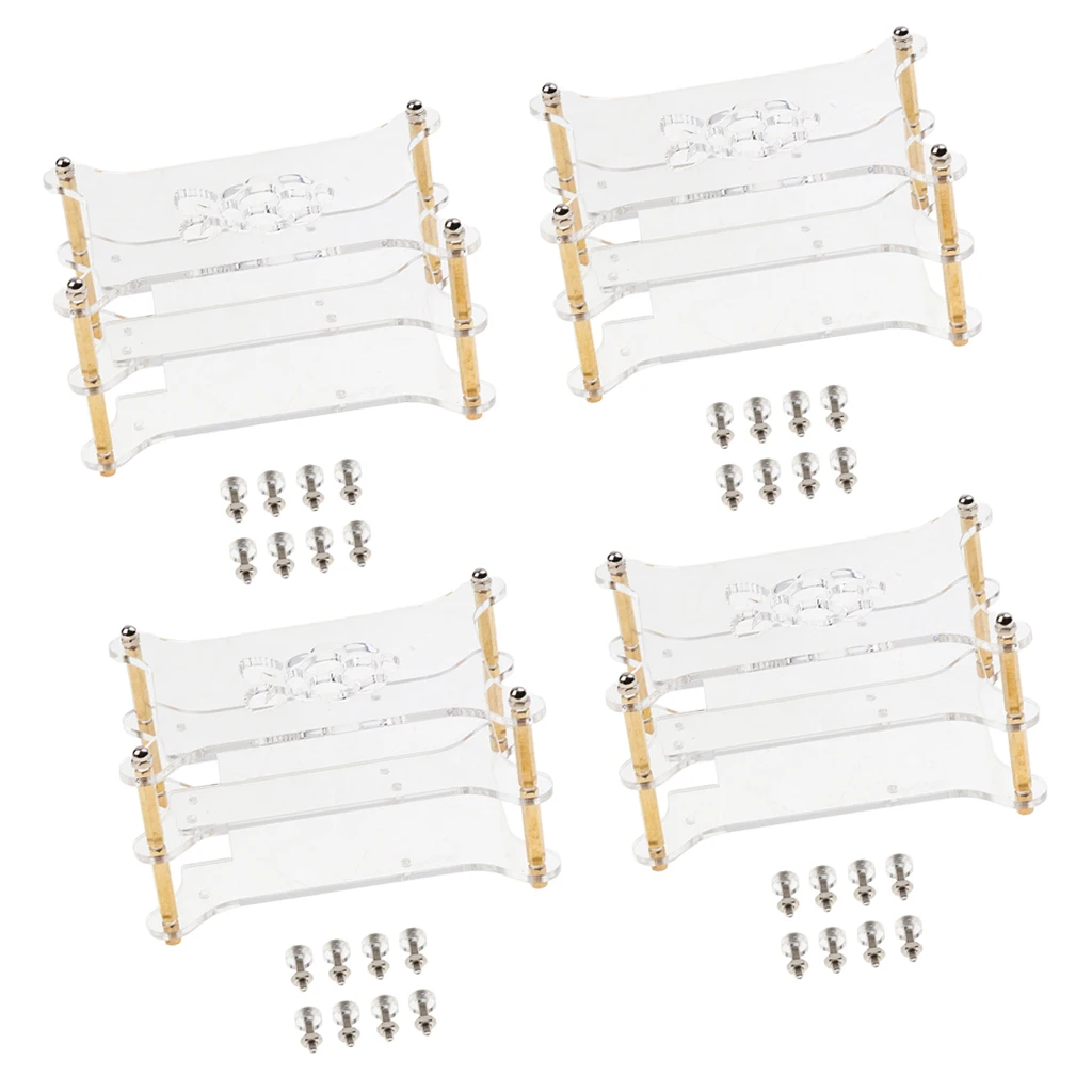 Акриловый чехол для Raspberry pi 4 упаковки|Сумки и чехлы ноутбуков| |