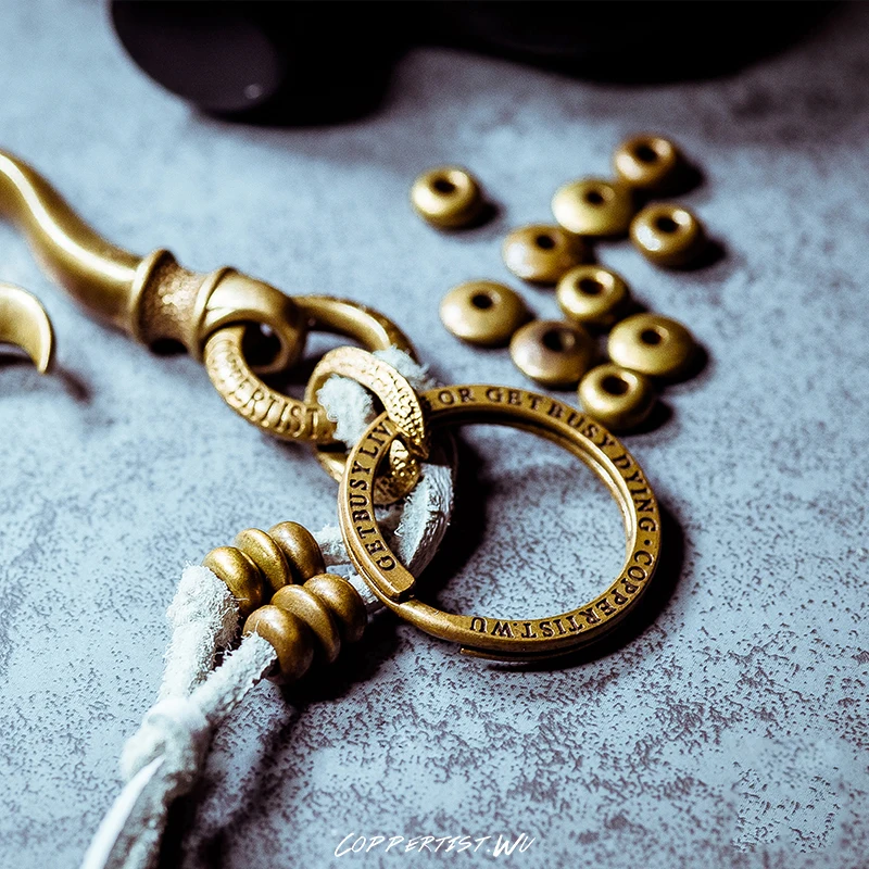 Coppertist. wu 7 5/8 5 мм латунные втулки металлические бусины-разделители для