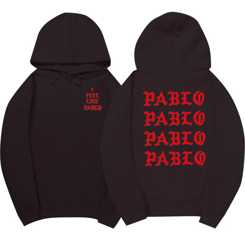 I Feel Like West sweat homme толстовки мужские хип хоп уличные Пабло худи Бесплатная доставка