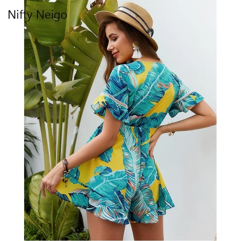 Nifty Neigo женские костюмы в богемном стиле с глубоким v-образным вырезом пляжный