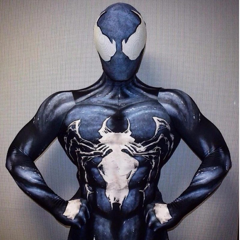 Черный человек-паук костюм Venom маска для взрослых женщин мужчин паук Гвен человек