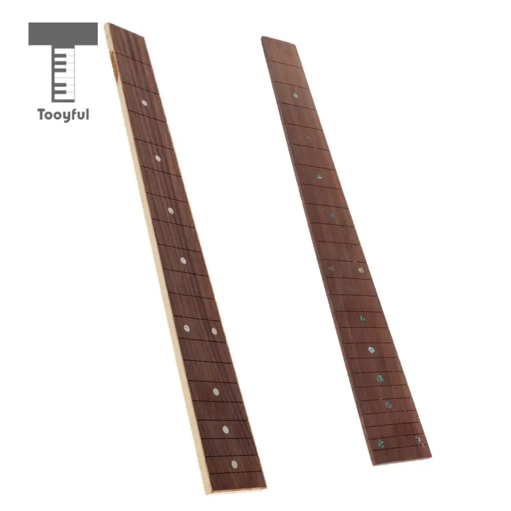 Гриф для гитары Rosewood 19/24 грифельная доска с белой акриловой инкрустацией
