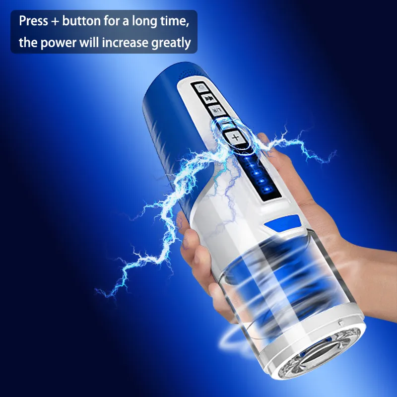 Automatic Masturbator for Men Vibrating Rotate Penis Extender Pussy Vibrator Male Oral Sucking Pump Licking Sex Toys Adults | Красота и