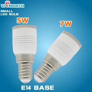 Светодиодная лампа E14 SMD5730, 5 Вт, 7 Вт, маленькая керамическая лампа для корпуса, хрустальная лампа, теплый и холодный белый свет, 110 В переменного тока, 220 В, 240 В