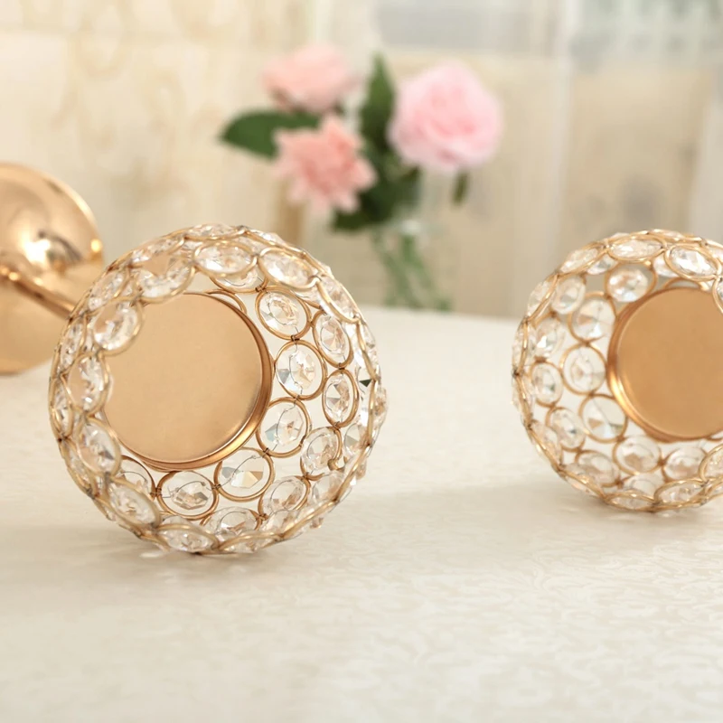 Хрустальные подсвечники металлическая стойка набор подсвечников на день матери