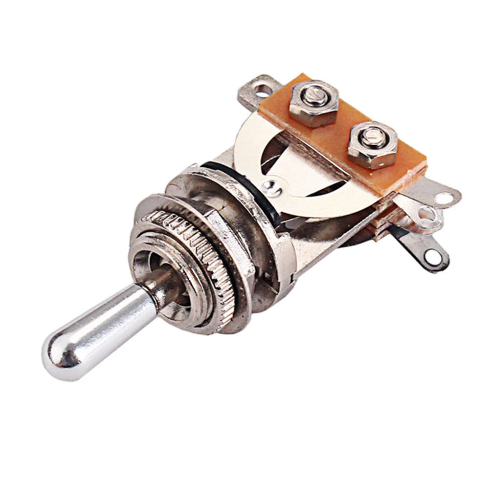 GN118 3 Way Toggle Switch Pickup Selector with Silver Tip for LP Electric Guitar | Спорт и развлечения