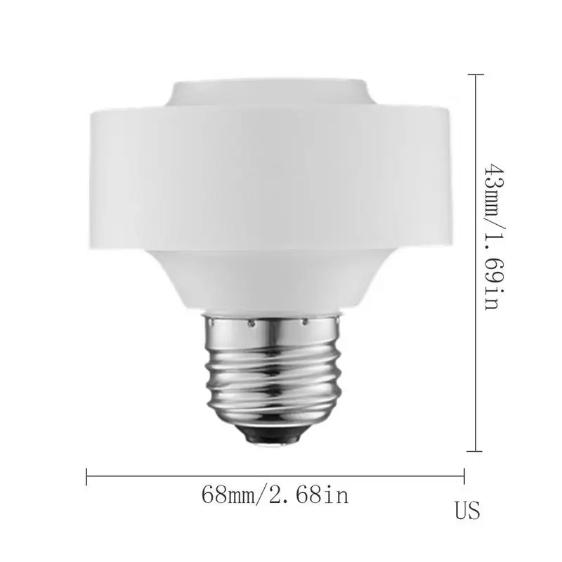 Умная розетка с Wi Fi адаптер для лампы E26/E27 дистанционным управлением через