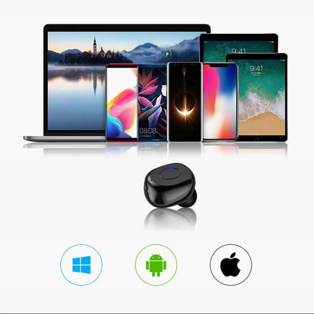 Беспроводные Bluetooth Hi Fi наушники стерео спортивные тренировки офисные вкладыши с