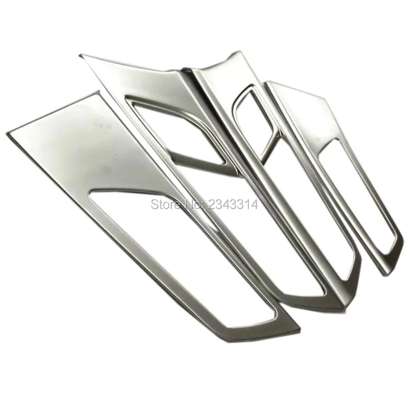 

For Tucson 2019 ABS Chrome Interior Protector Side Door Handle Bowl Circle Sticker Door Bowl CoverCover Car Styling Accessories