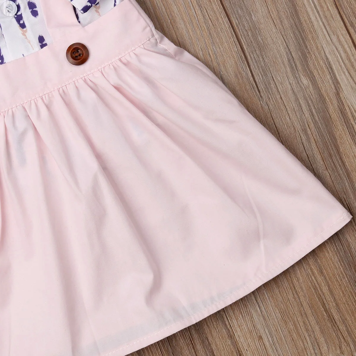 Новинка 2019 платье для маленьких детей футболка с оборками и бантом юбка на