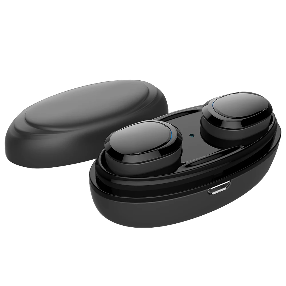 Excelvan T12 Wireless Earbuds Mini Bluetooth In-ear Earphones Dual Stereo Sweatproof Built-in Mic with Charging Box | Электроника