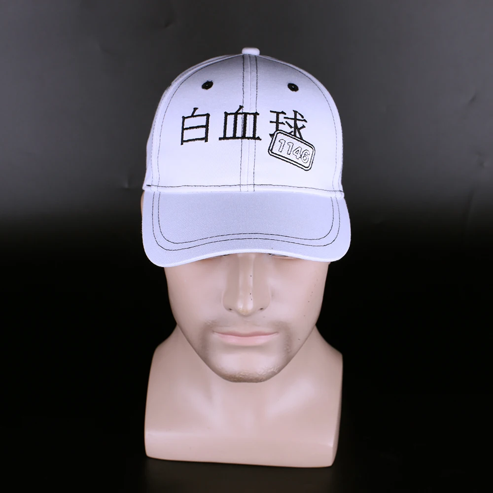 Бейсболка Hataraku Saibou Кепка с вышивкой от солнца и козырьком для косплея|Аксессуары