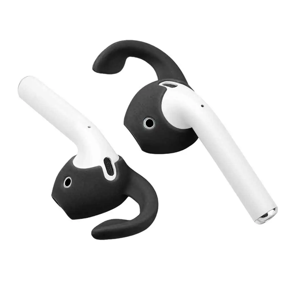 Two pairs Anti-lost Silicone AhaStyle Hooks and Covers for Airpods i7 i8 Wireless Bluetooth Earphone Accessories | Электроника