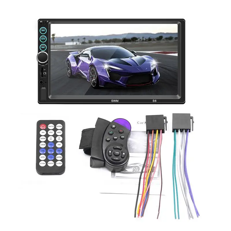 Новый 7 дюймовый 2 Din трехэкранный автомобильный MP5 MP4 MP3 мультимедийный плеер с