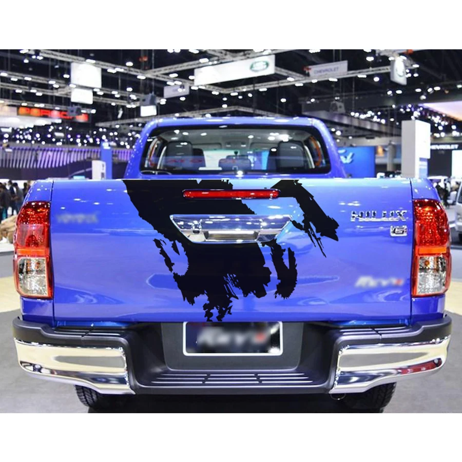 1 шт. Виниловая наклейка на заднюю дверь для TOYOTA HILUX revo или vigo 2015-2019 | Автомобили и
