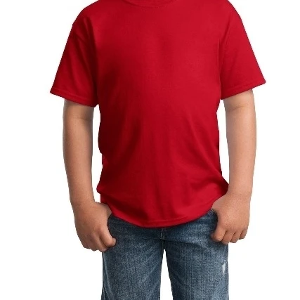 Port &amp Company PC55Y Youth Core Blend Tees Red - Small |