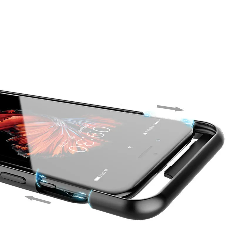 5500 мАч батарея зарядное устройство чехол для iPhone 6 7 8 6s plus аккумулятор Power Bank Capa