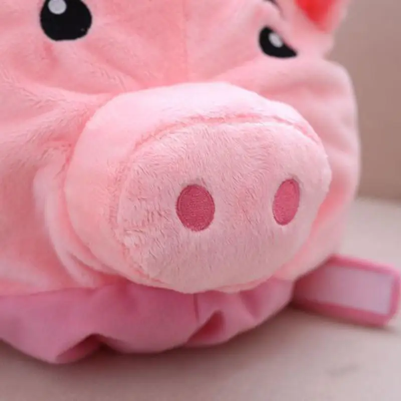 ISHINE Anime Movie Animal Pink Pig Hat Cosplay Props Accessories Plush Head Fancy Cap Fashion Cute Meng Hats | Аксессуары для
