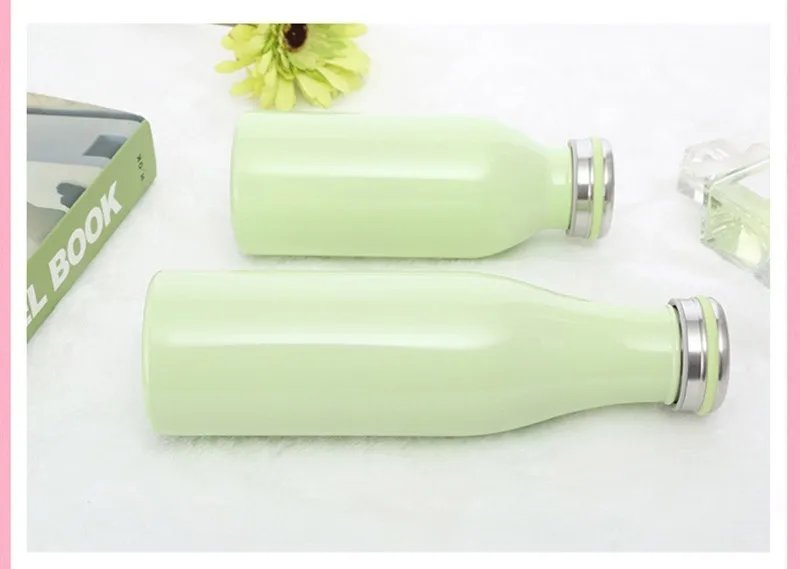 Cartoon Double-deck Maɺm Children Gift Cup New Pattern Milk Bottle Vacuum Stainless Steel Thermos | Дом и сад