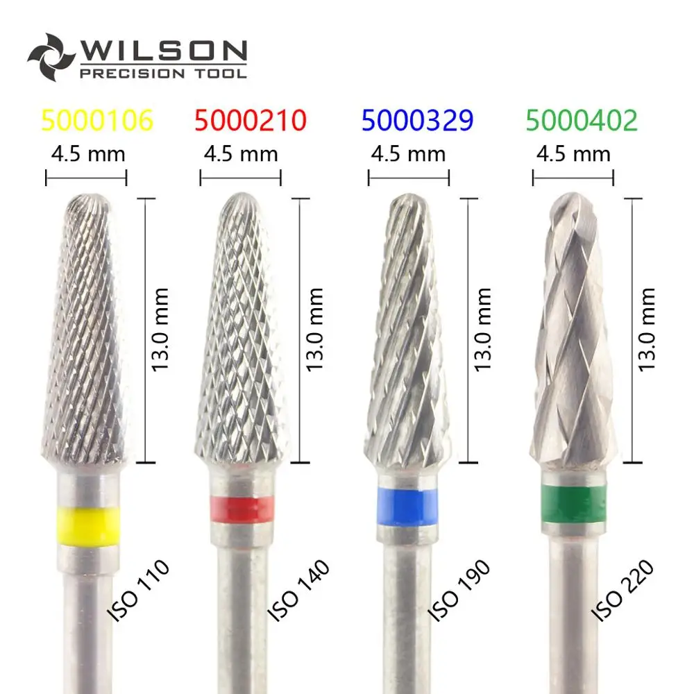 Коническая форма ISO 200 045-поперечная резка-HP WILSON вольфрамовый Карбид