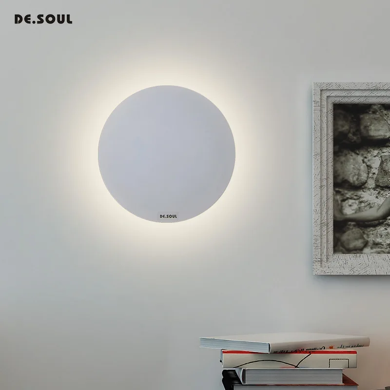 DE. SOUL cob переключатель настенный светильник светодиодный внутренний AC 220 В
