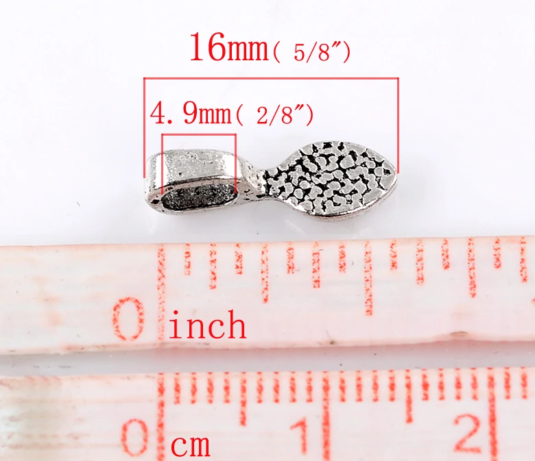 DoreenBeads клей на бирки под залог лист серебряный цвет 16x5 мм 50 шт (B22230) Иу | Украшения и