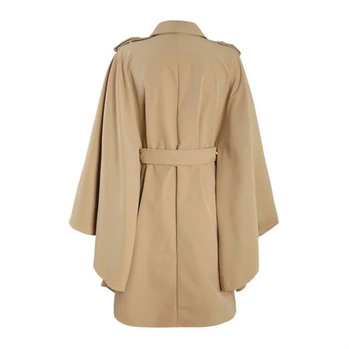 7XL 6XL 5XL Тренч 2019 Весна Офисные женские туфли цвета хаки длинное пальто Для женщин