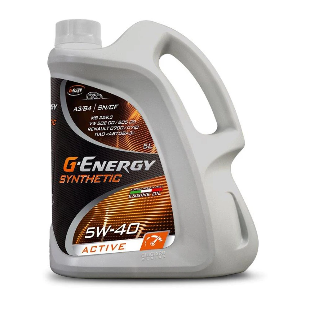 Масло моторное G-Energy Synthetic Active 5W-40 5 литров | Автомобили и мотоциклы
