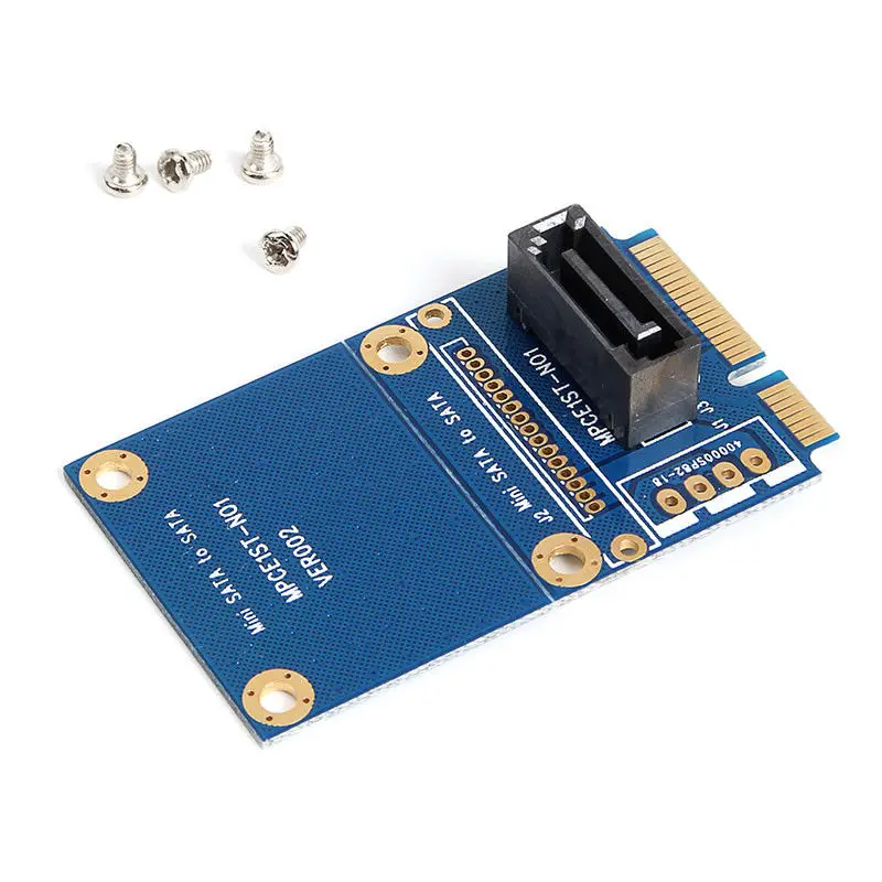 Msata Mini Pci-E Sata Ssd слот для 7 Pin Hdd адаптер конвертации карт | Компьютеры и офис