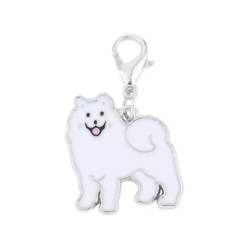 Бирка для собак милая 20x25 мм металлическая прочная Samoyed стильная домашних