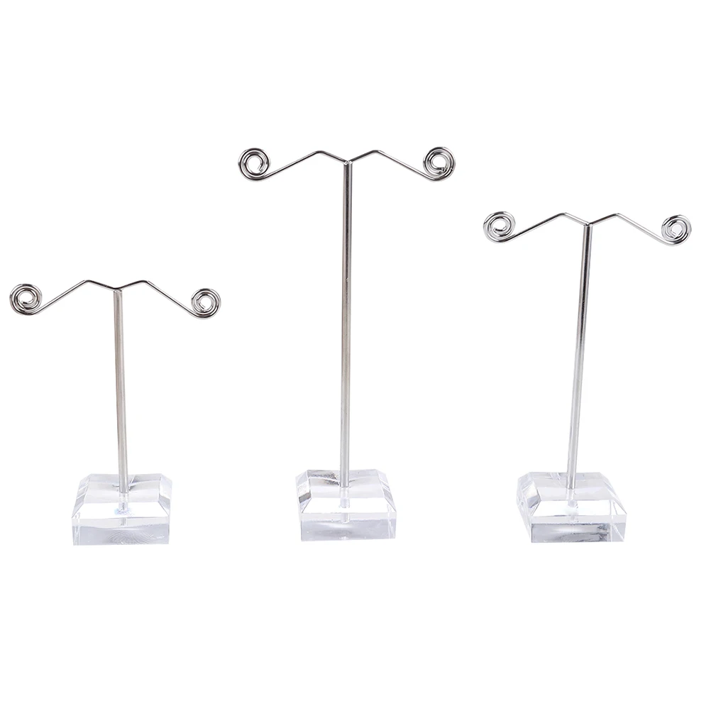 1 шт. подставка для сережек акриловый мини дисплей ювелирных изделий Органайзер