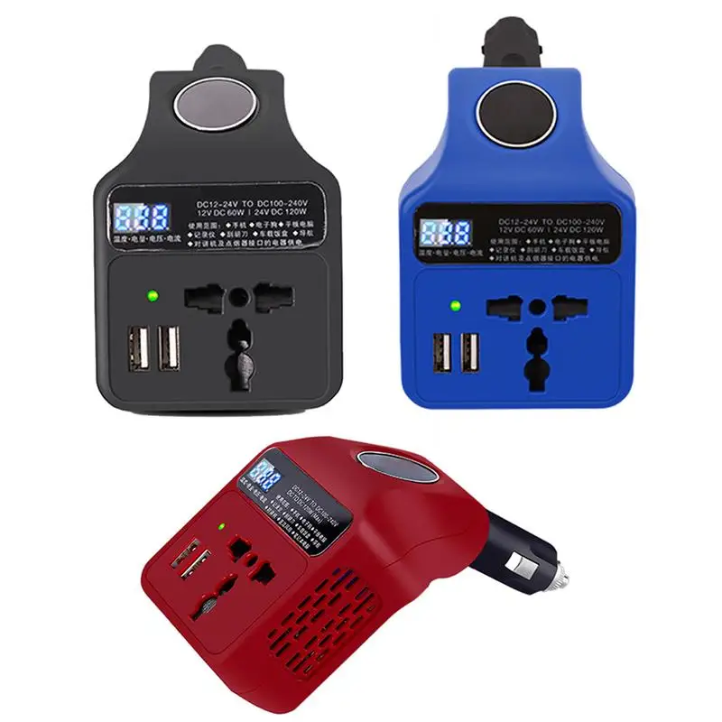 DC 12 V/24 V DC/DC 220V автомобильный Мощность Инвертор адаптер интеллигентая (ый)
