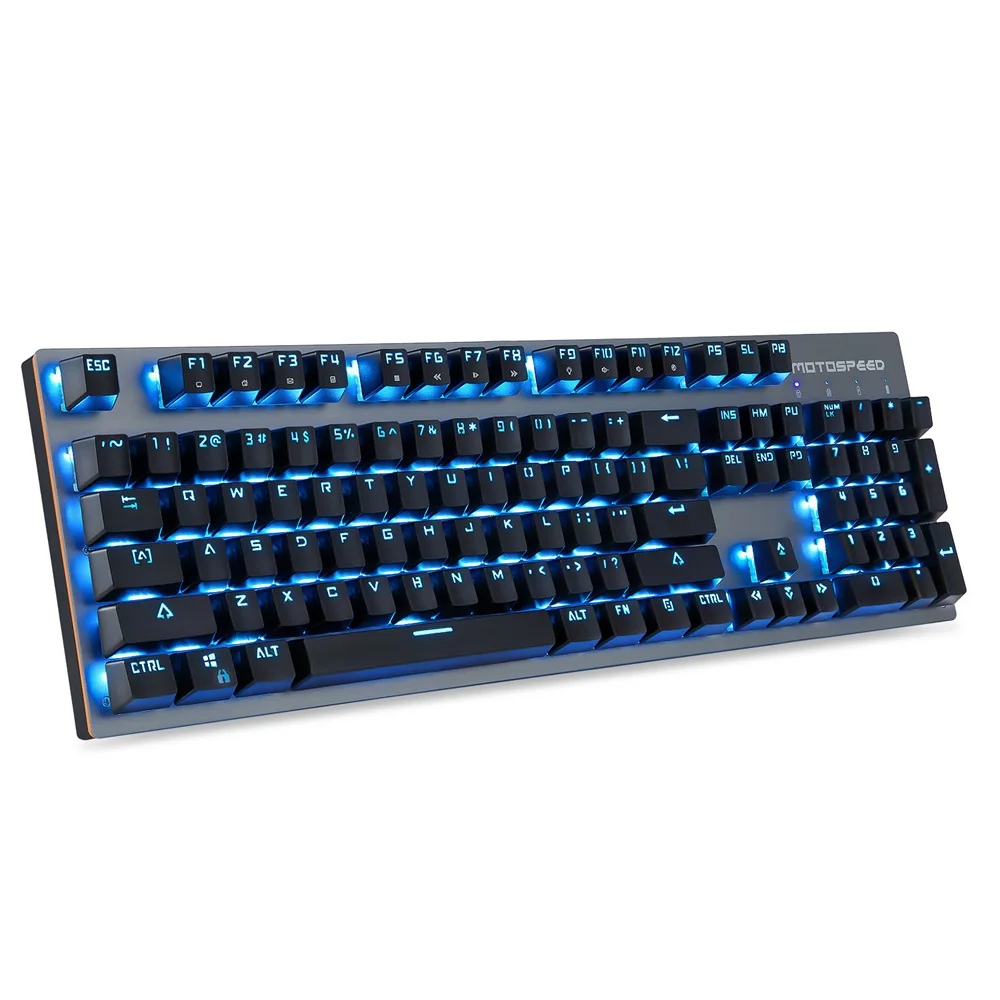 Motospeed GK89 2,4 ГГц Беспроводная/USB Проводная Механическая клавиатура с RGB подсветкой 104 клавиш Беспроводная игровая клавиатура