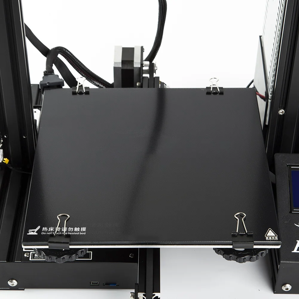 Creality 3D Ender3 Толстая самоклеящаяся поверхность строения Стекло пластина 235X235Mm для