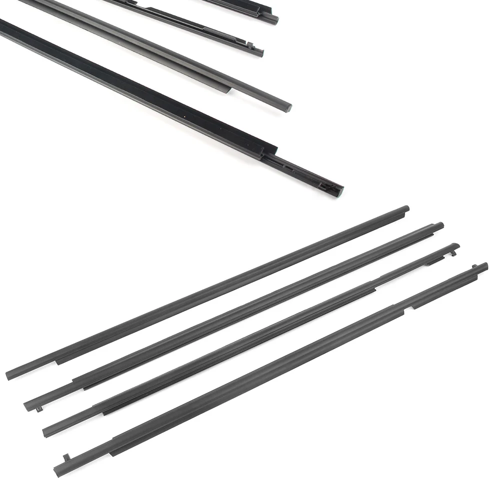 4 шт. подлинные погодовые полосы молдинговые планки Дверные ремни для Toyota Land Cruiser