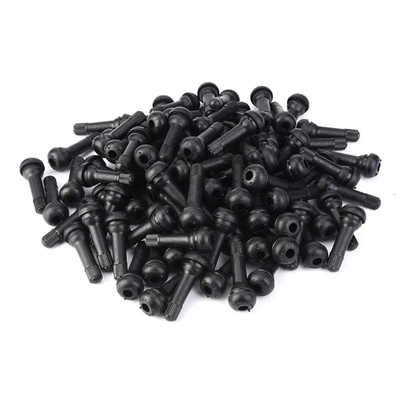 100 pcs TR412/TR413/TR414 Car Motorcycle Universal Replacement Snap in Tire Tyre Valve Stem Accessories | Автомобили и мотоциклы
