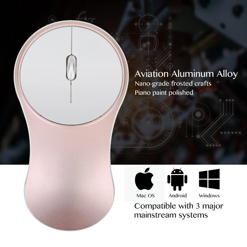 Беспроводная мини мышь 2 4 ГГц компактная беззвуковая оптическая с нано usb