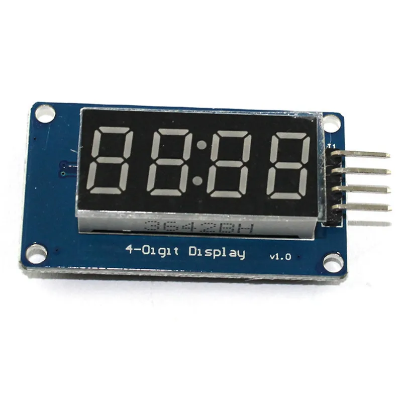 Aokin TM1637 0 36 &quot4-значный светодиодный дисплей белая трубка десятичный 7-сегментный
