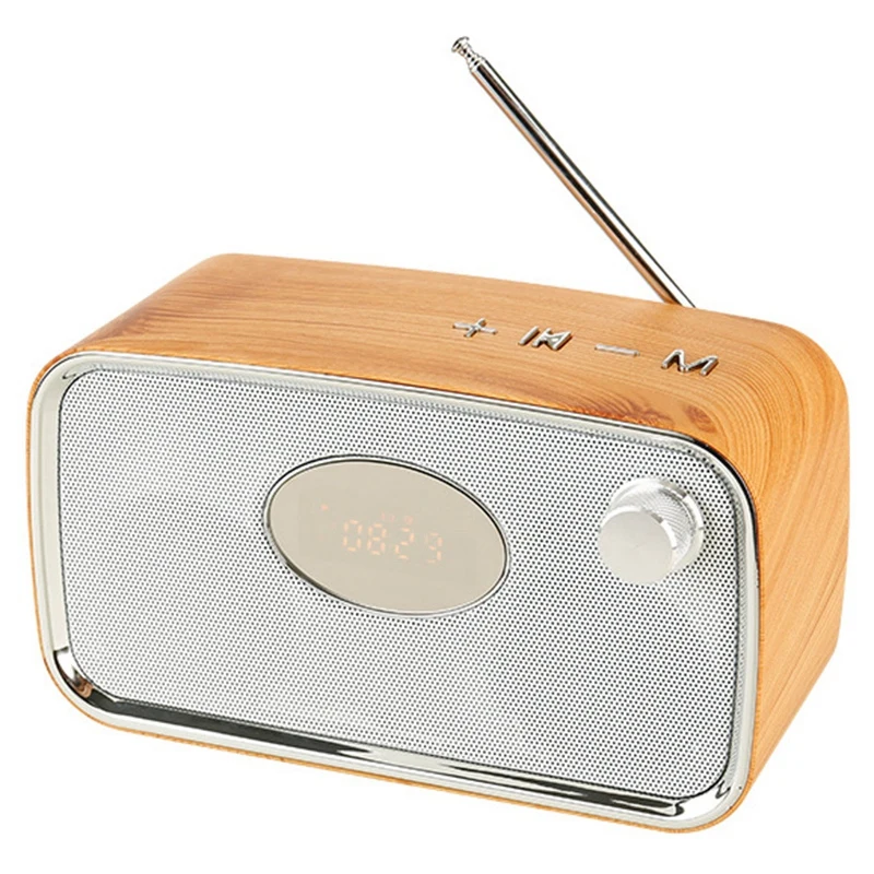 Портативный Bluetooth динамик Ретро аудио сабвуфер Многофункциональный