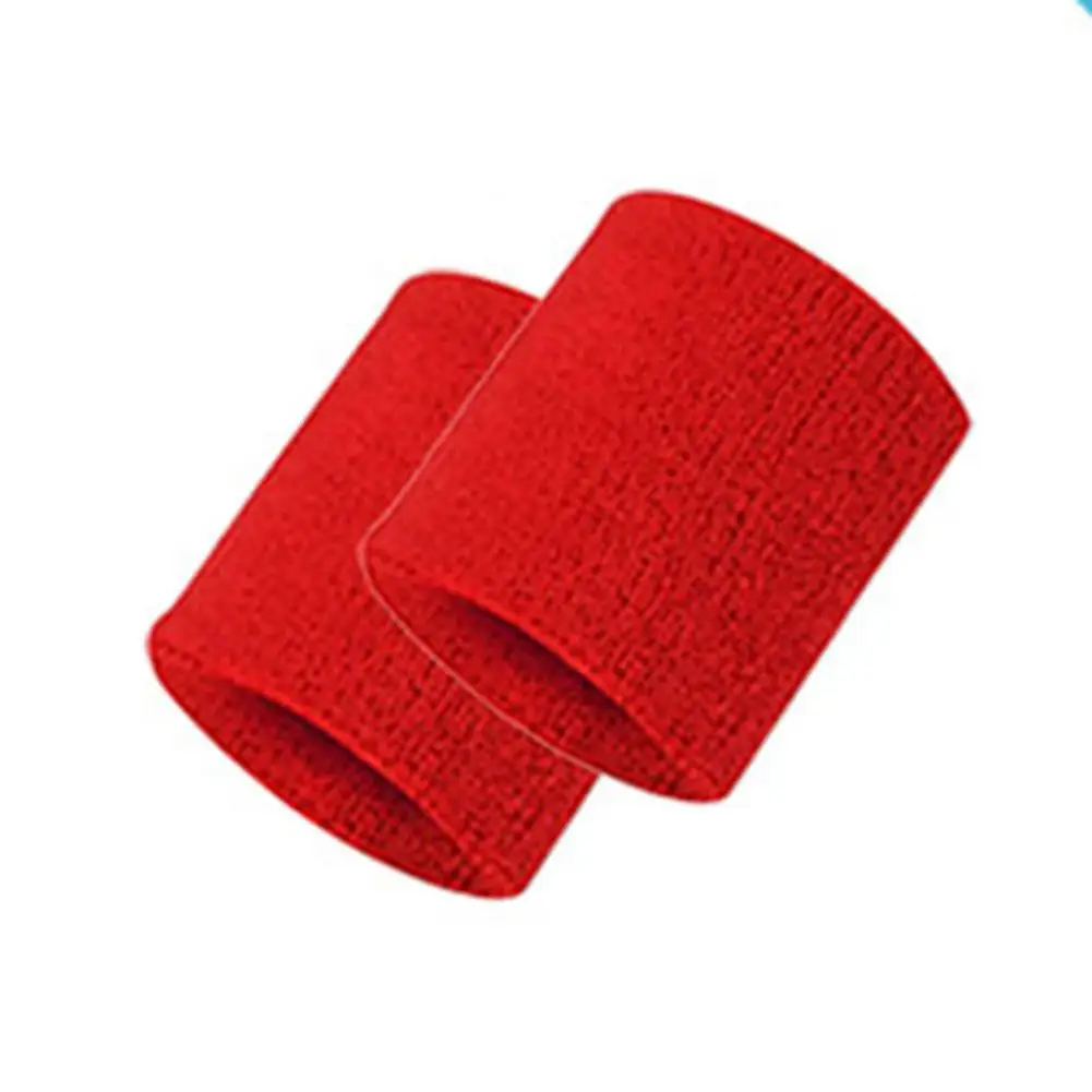 2 шт. махровый материал спортивные дышащие удобные черные красные синие или