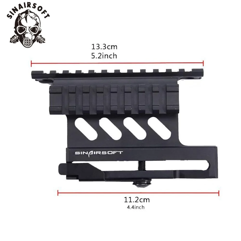 

SINAIRSOFT Tactical AK 47/74 Picatinny Weaver Rails AK Series QD Double Side Scope Mount Quick Release Style Airsoft Accessories