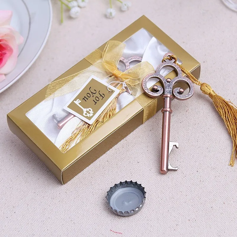 10 Pcs Practical Vintage Key Shape Beer Bottle Opener Wedding Party Favor | Дом и сад